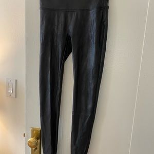 SPANX LEATHER LEGGINGS